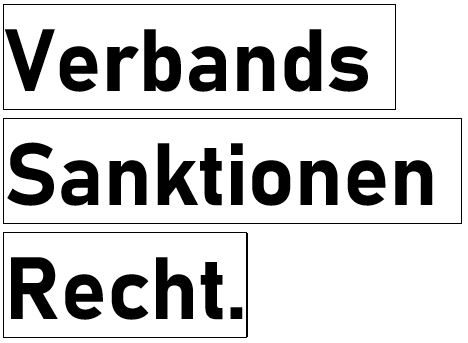 Verbandssanktionenrecht
