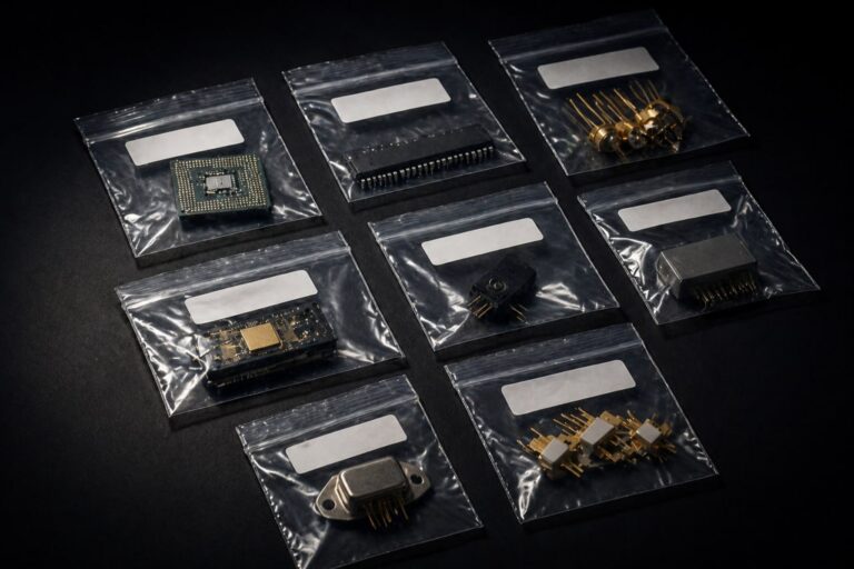 Elektronische Bauteile in Beweisbeuteln — § 18 AWG Dual-Use und Exportkontrolle