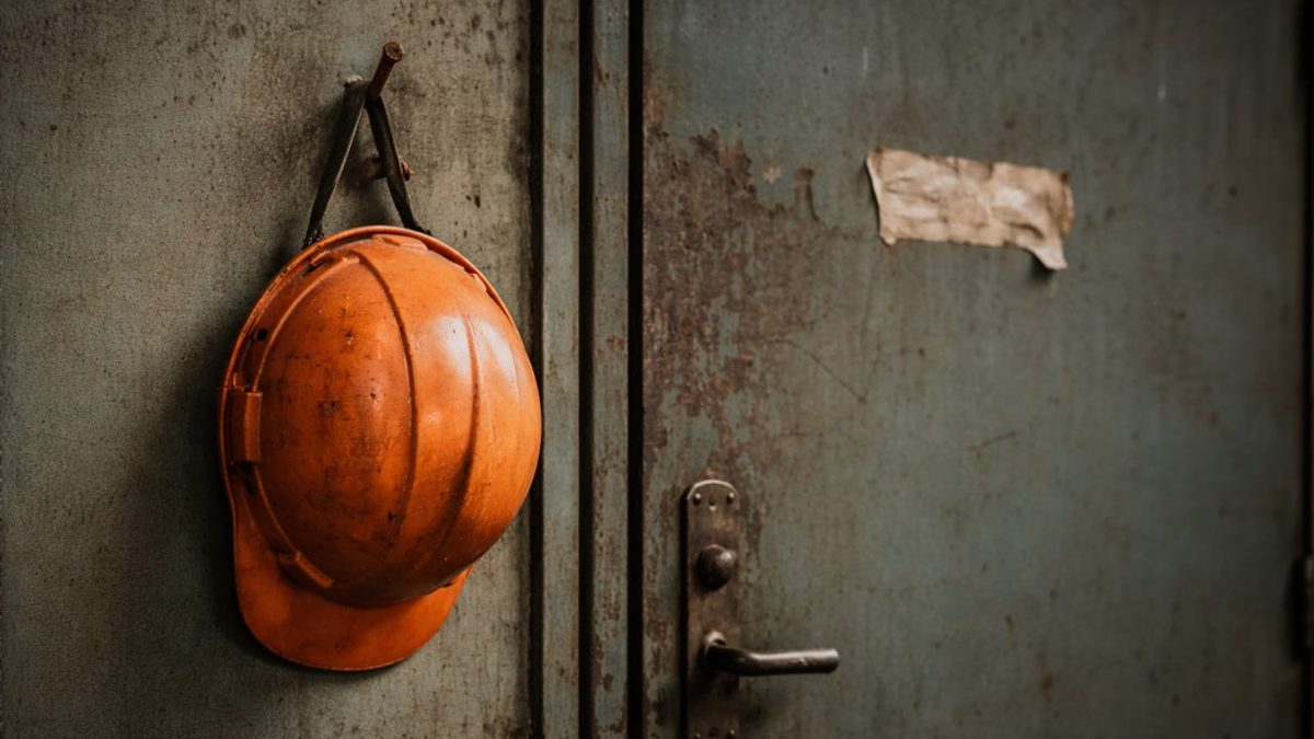 Arbeitsrecht Compliance Sorgfaltspflicht — Schutzhelm Industrietür verlassen — LKSG Wirtschaftsstrafrecht