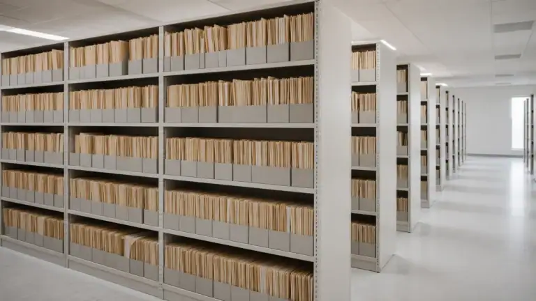 Gleichförmige Archivregale mit Akten — Rechnungslegung und Bilanzwahrheit nach §§ 331 ff. HGB.